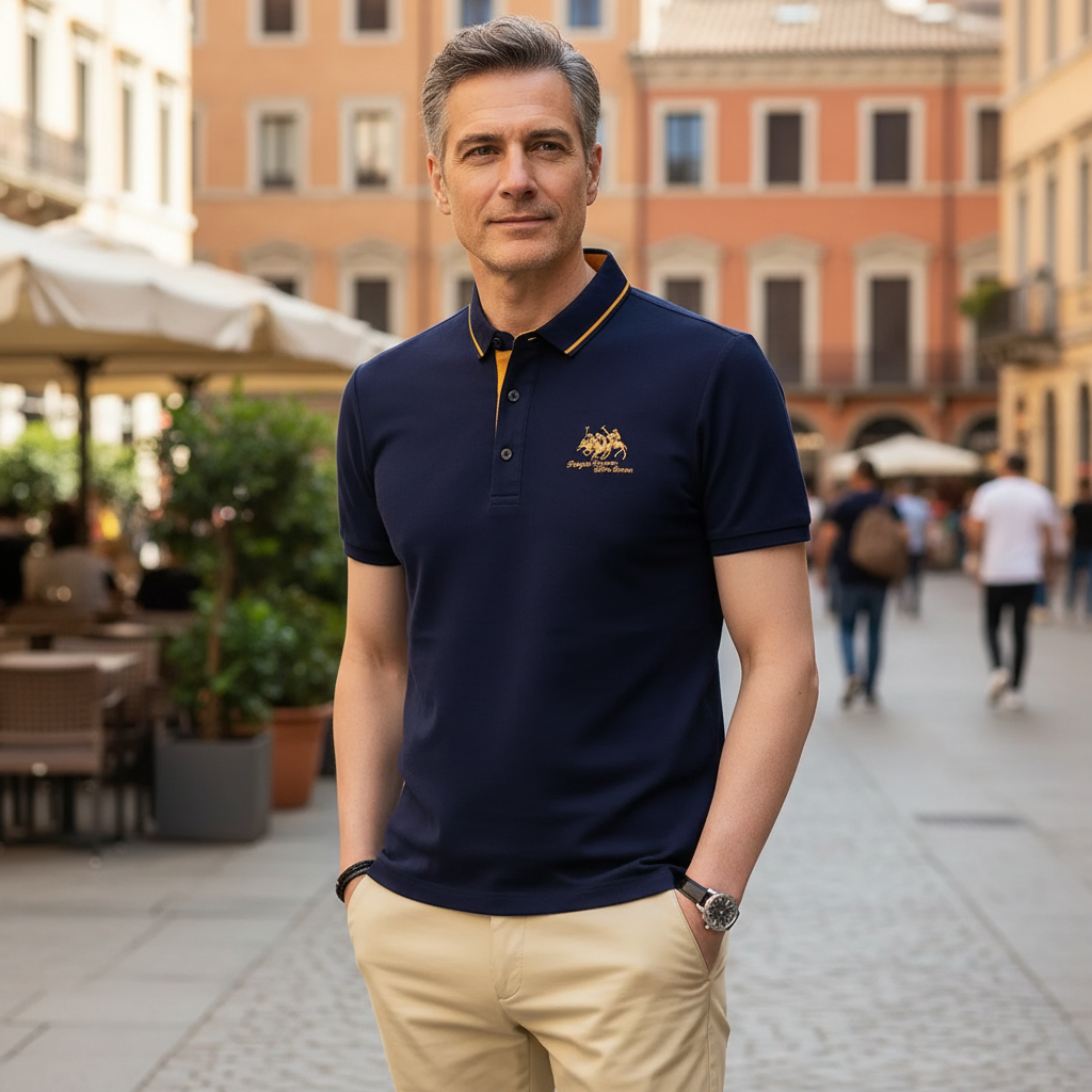 Maglia Polo Club - 100% cotone rasatello